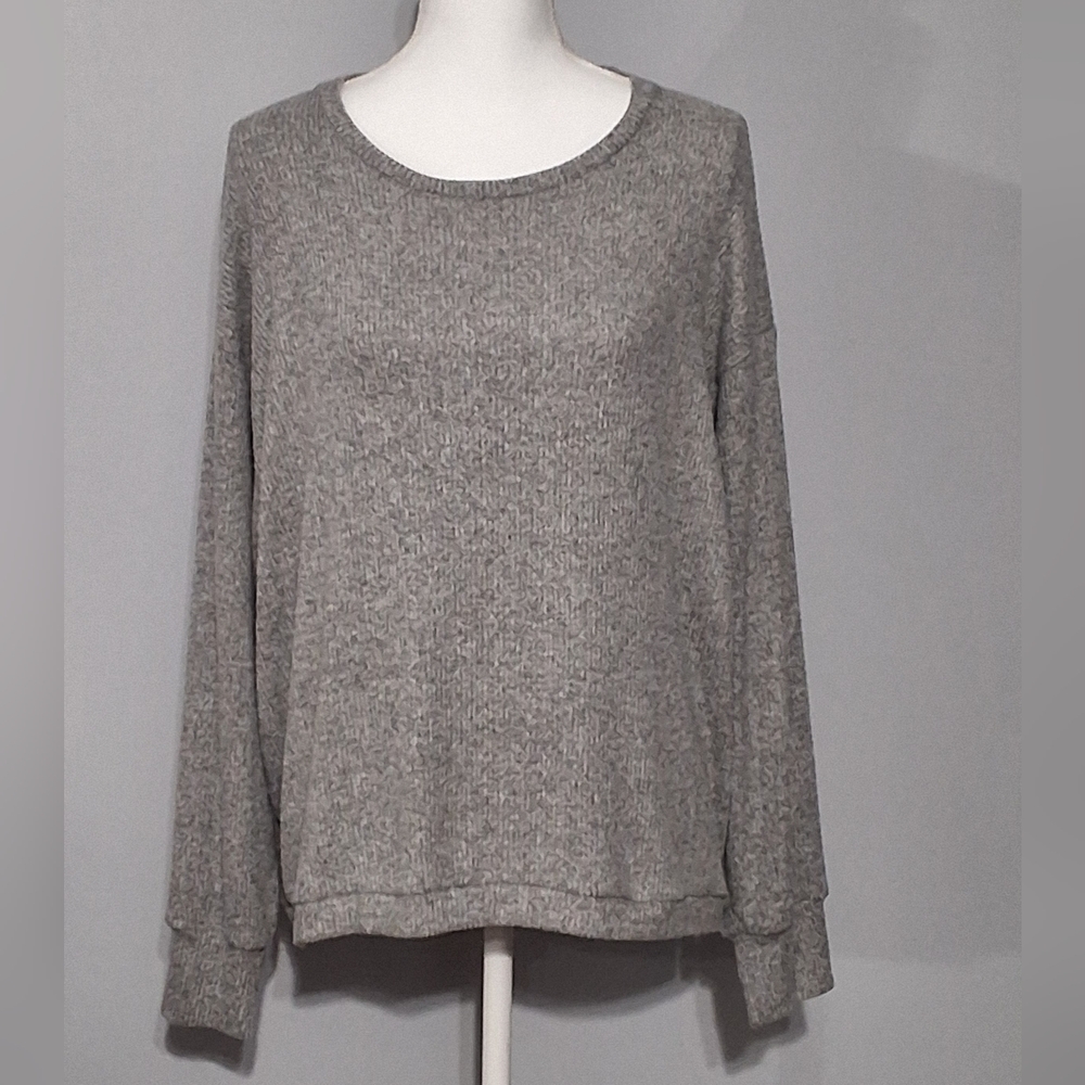 Astrologie Gray Onyx Relaxed Clementine Long Sleeve Top